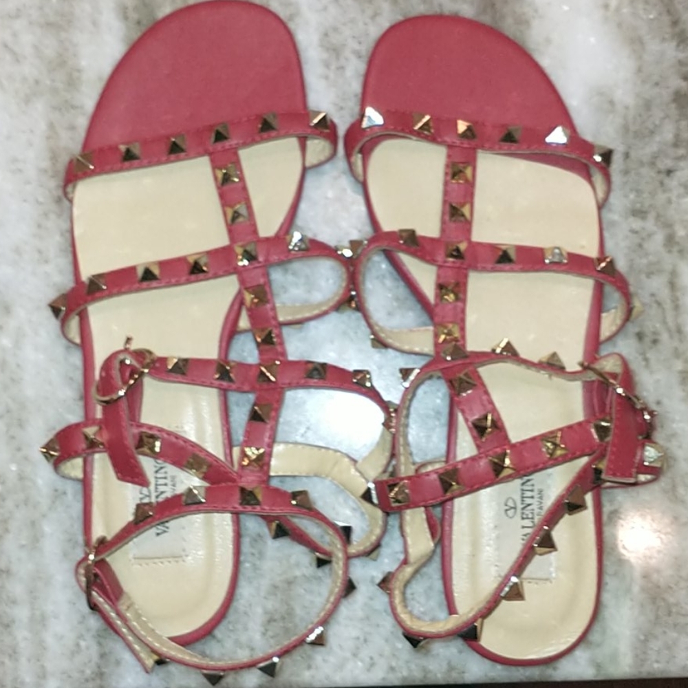 Valentino gladiator red sandals